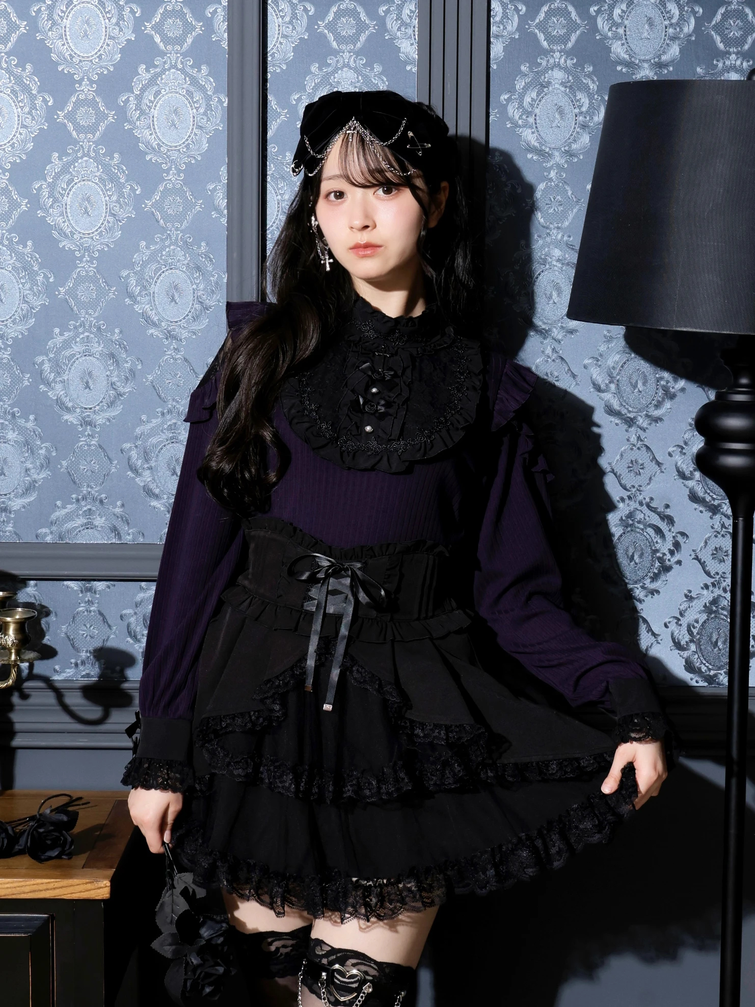 ゴシックローズヨークオープンショルダーカットソー（カットソー・T