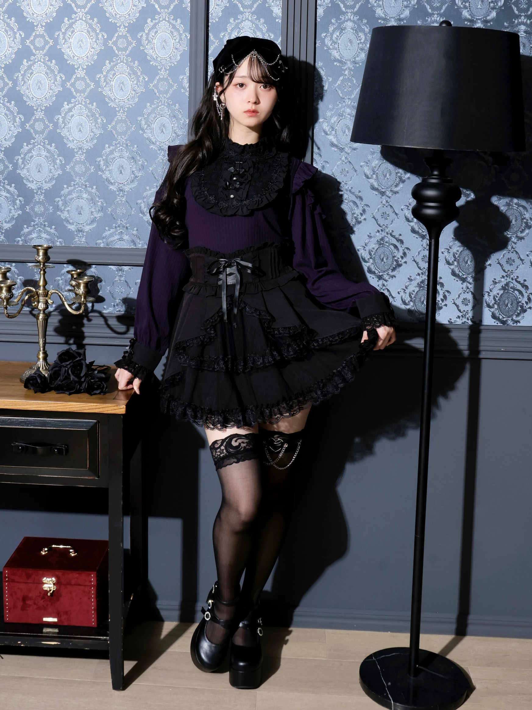 ゴシックローズヨークオープンショルダーカットソー（カットソー・T