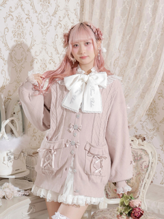 NOEMIE(ノエミー) |メニーリボンケーブルセーラカーデ