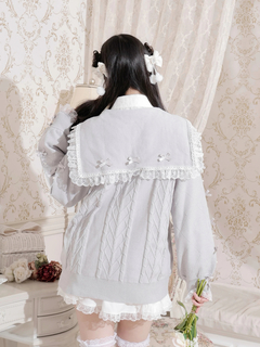 NOEMIE(ノエミー) |メニーリボンケーブルセーラカーデ