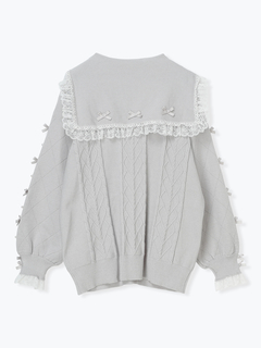 NOEMIE(ノエミー) |メニーリボンケーブルセーラカーデ