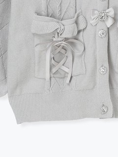 NOEMIE(ノエミー) |メニーリボンケーブルセーラカーデ