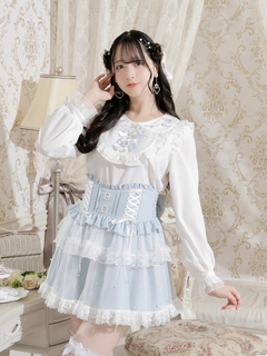 NOEMIE(ノエミー) |メニーリボンレースアップブラウス