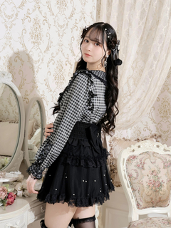 NOEMIE(ノエミー) |メニーリボンレースアップブラウス