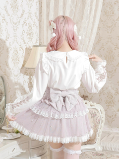 NOEMIE(ノエミー) |メニーリボンレースアップブラウス