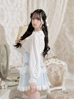 NOEMIE(ノエミー) |メニーリボンレースアップブラウス