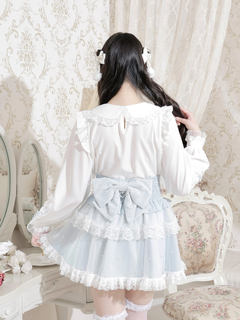 NOEMIE(ノエミー) |メニーリボンレースアップブラウス