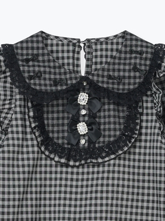 NOEMIE(ノエミー) |メニーリボンレースアップブラウス