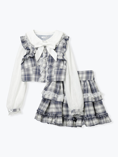 NOEMIE(ノエミー) |キラキラハートレイヤード風ティアードセットアップ