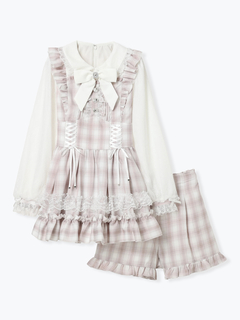 NOEMIE(ノエミー) |ハートビジューレースアップセットアップ