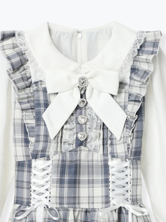 NOEMIE(ノエミー) |ハートビジューレースアップセットアップ