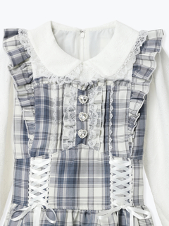 NOEMIE(ノエミー) |ハートビジューレースアップセットアップ