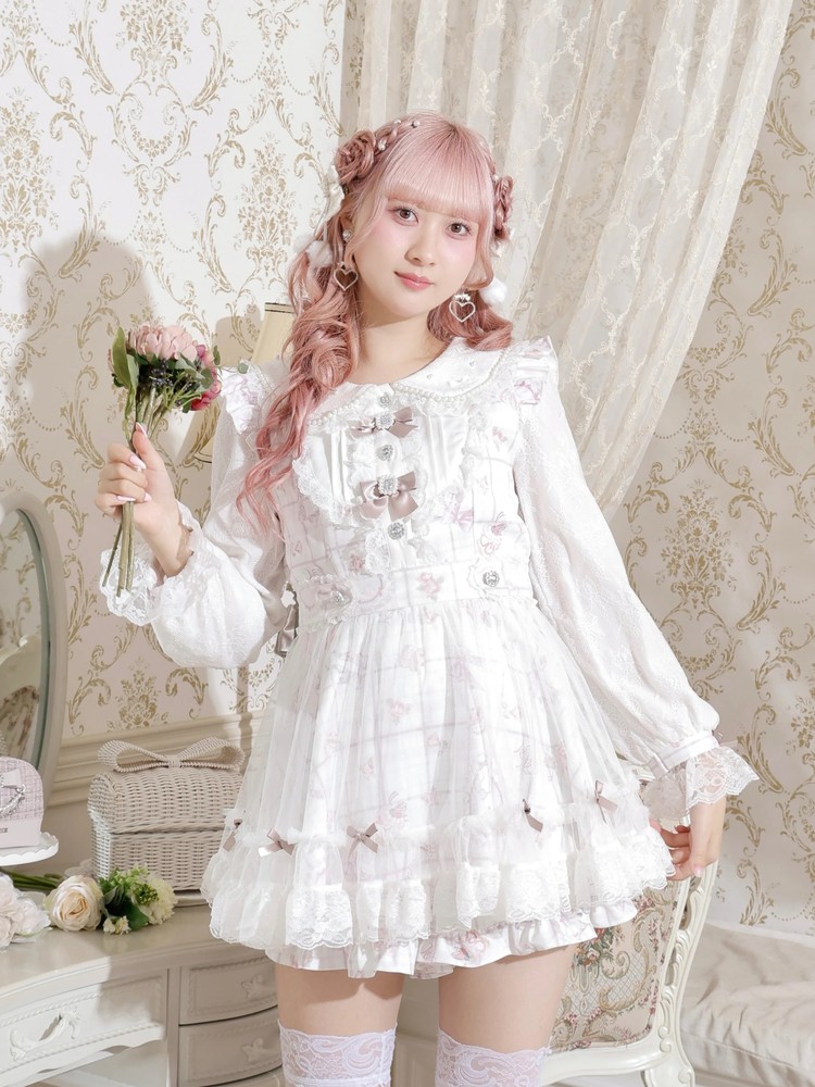 Sweet bunny セットアップ（セットアップ｜サックス・黒・ピンク