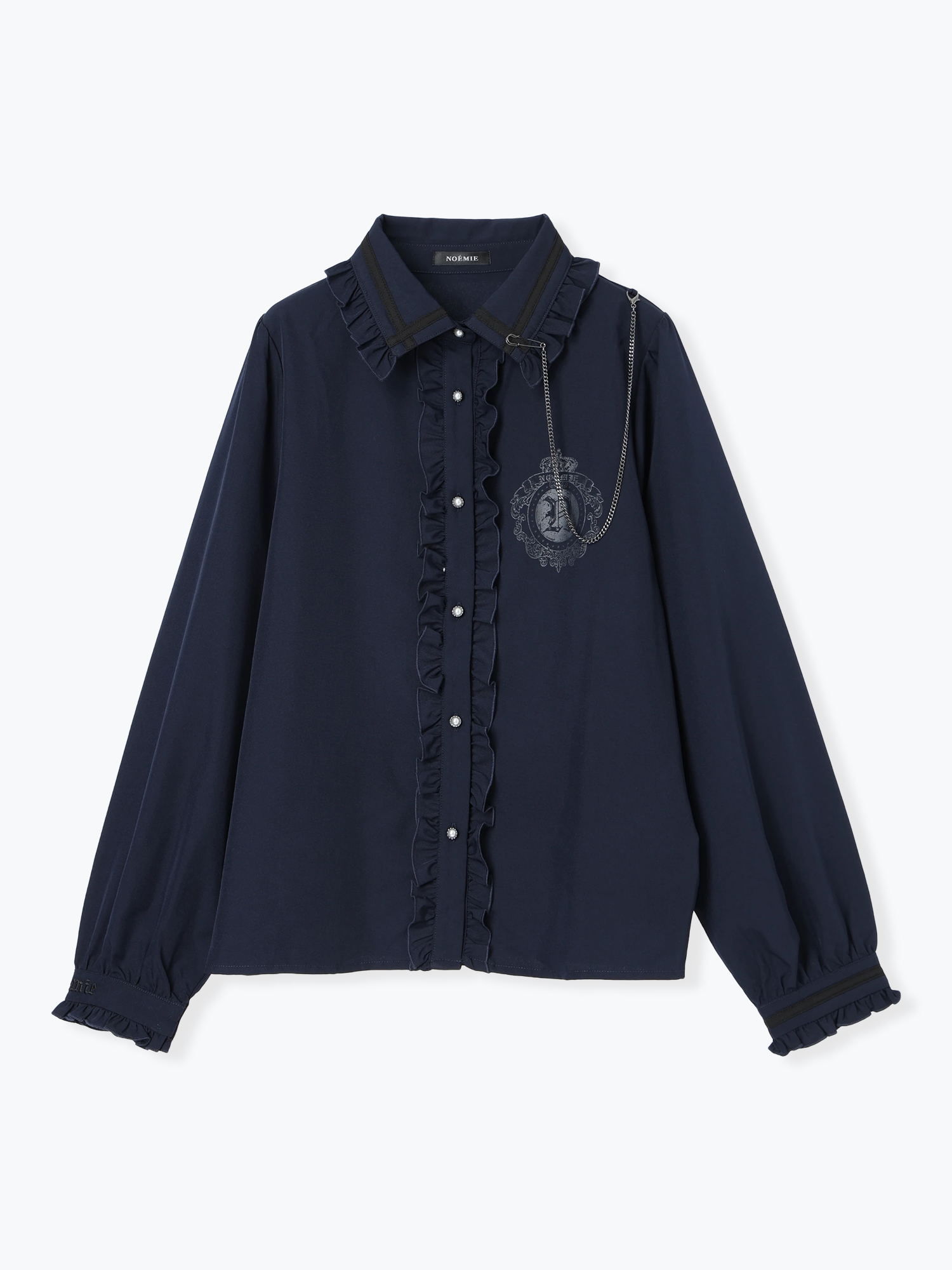 ゴシックストライプネクタイブラウス（シャツ・ブラウス｜オフホワイト