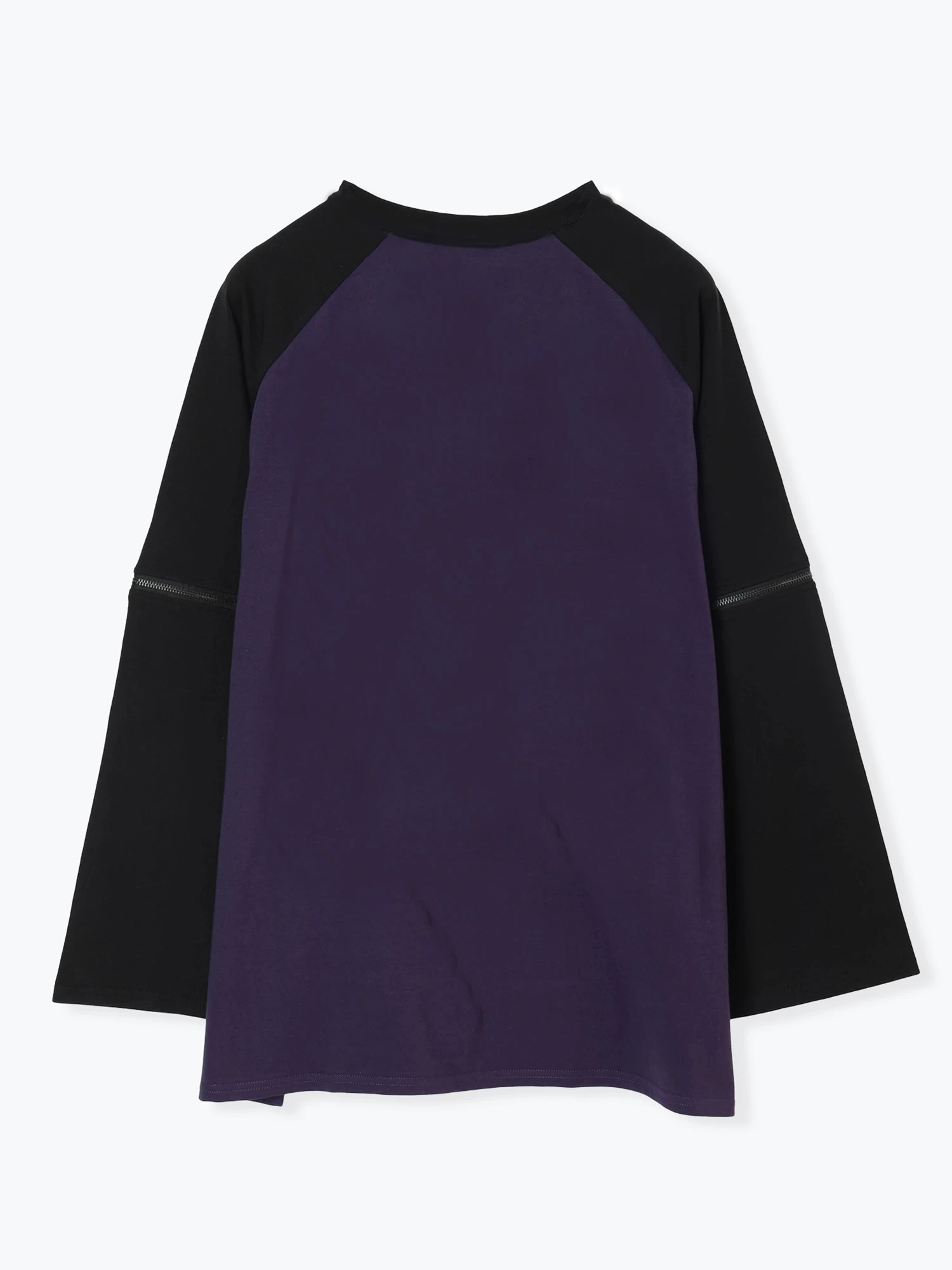 病みくまラグランユニセックスロングTシャツ（カットソー・Tシャツ｜紫