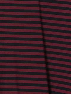 NOEMIE(ノエミー) |肩ジップボーダーロングユニセックスTシャツ