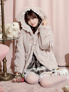 NOEMIE(ノエミー) |うさ耳ポケットハート袖スピンドルファーブルゾン