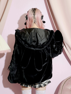 NOEMIE(ノエミー) |うさ耳ポケットハート袖スピンドルファーブルゾン