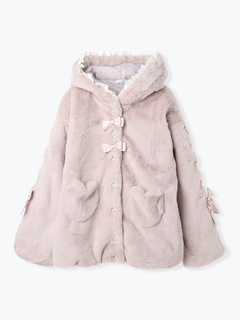 NOEMIE(ノエミー) |うさ耳ポケットハート袖スピンドルファーブルゾン