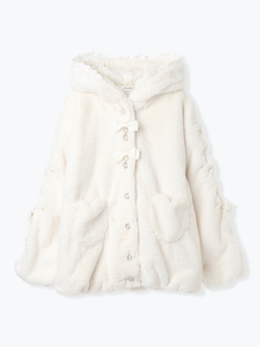 NOEMIE(ノエミー) |うさ耳ポケットハート袖スピンドルファーブルゾン