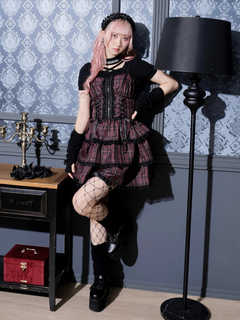 NOEMIE(ノエミー) |コルセットレースアップティアードキャミワンピース