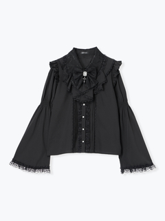 NOEMIE(ノエミー) |ラッフルフリルフレアスリーブブラウス