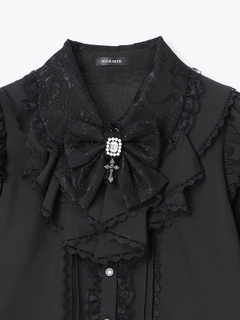 NOEMIE(ノエミー) |ラッフルフリルフレアスリーブブラウス