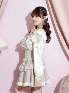 NOEMIE(ノエミー) |トレンチセーラーオープンショルダーブラウス