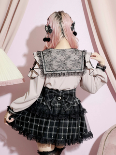 NOEMIE(ノエミー) |トレンチセーラーオープンショルダーブラウス