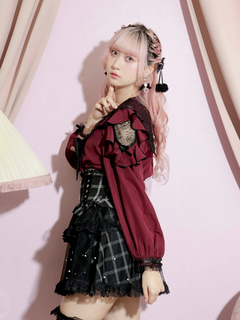 NOEMIE(ノエミー) |トレンチセーラーオープンショルダーブラウス