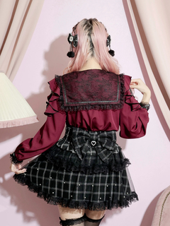 NOEMIE(ノエミー) |トレンチセーラーオープンショルダーブラウス