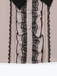 NOEMIE(ノエミー) |トレンチセーラーオープンショルダーブラウス