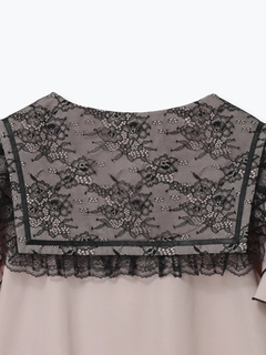 NOEMIE(ノエミー) |トレンチセーラーオープンショルダーブラウス