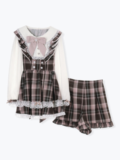 NOEMIE(ノエミー) |メニーリボンラッフルフリルヨークセットアップ