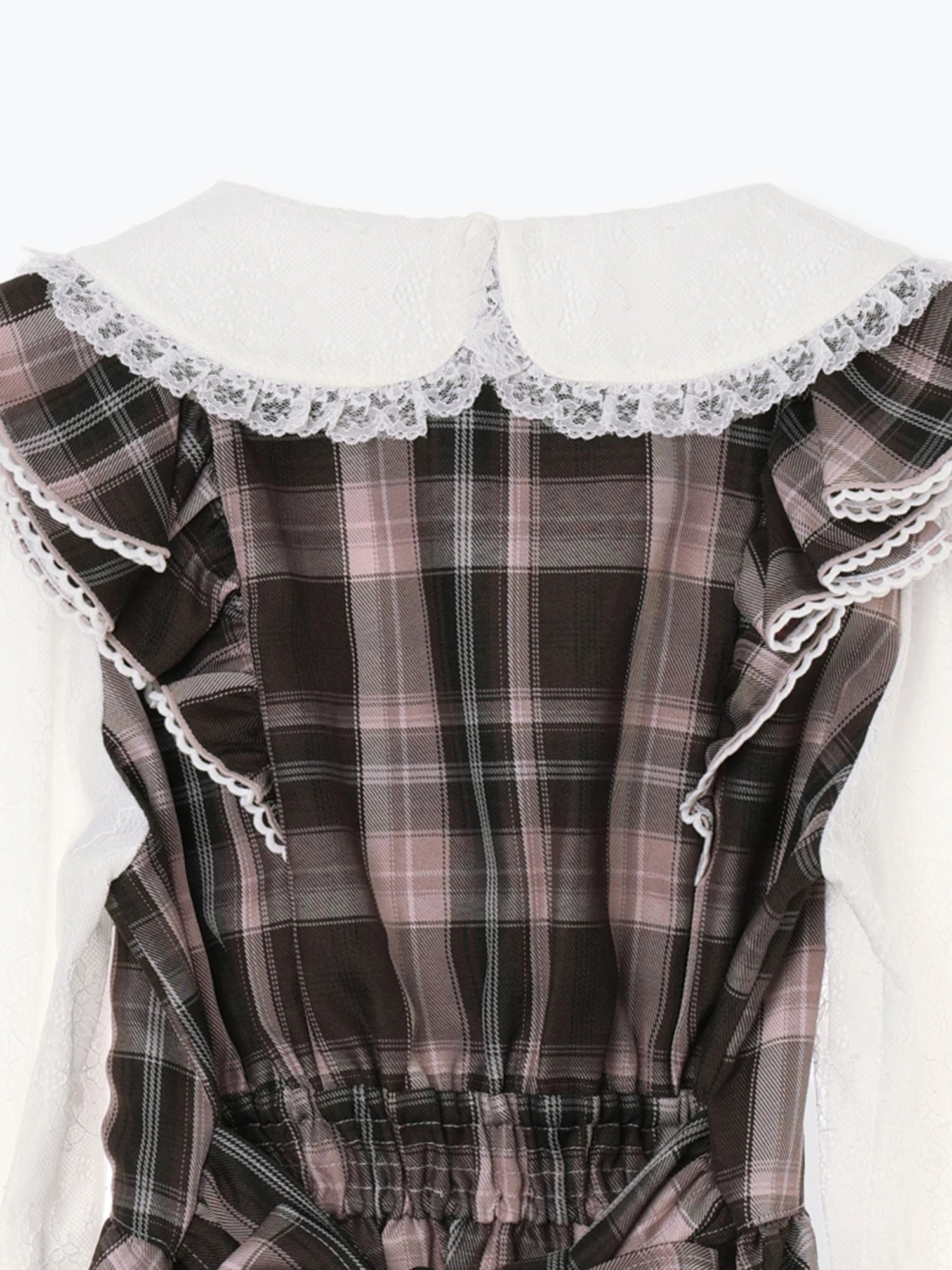 メニーリボンラッフルフリルヨークセットアップ（セットアップ｜ピンク