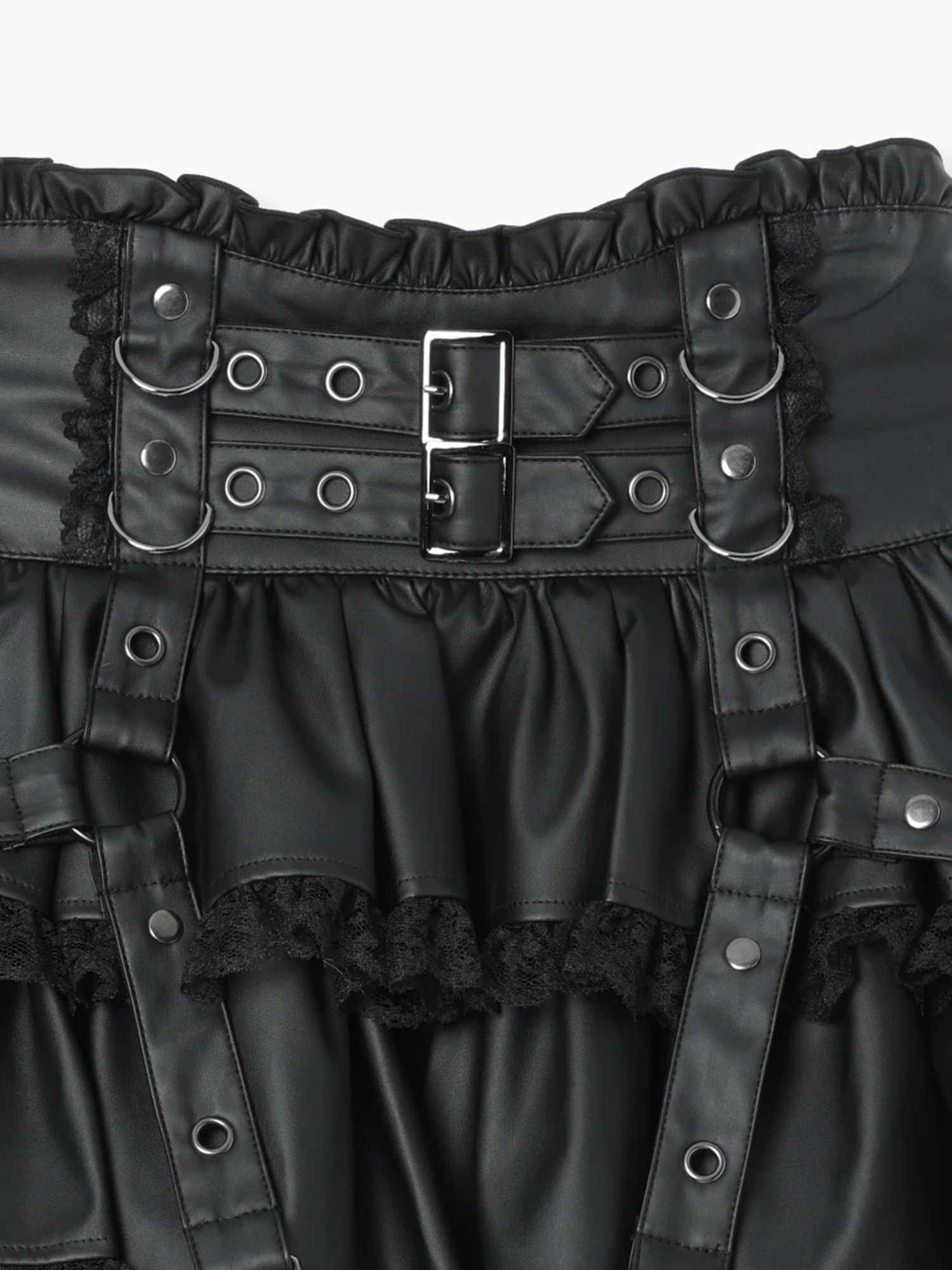 【新品★定価4.4万】ヤマダヤ　福袋　venit エコレザーフラワーミニスカート 新品☆定価4.4万】ヤマダヤ 福袋 venit エコレザーフラワーミニスカート