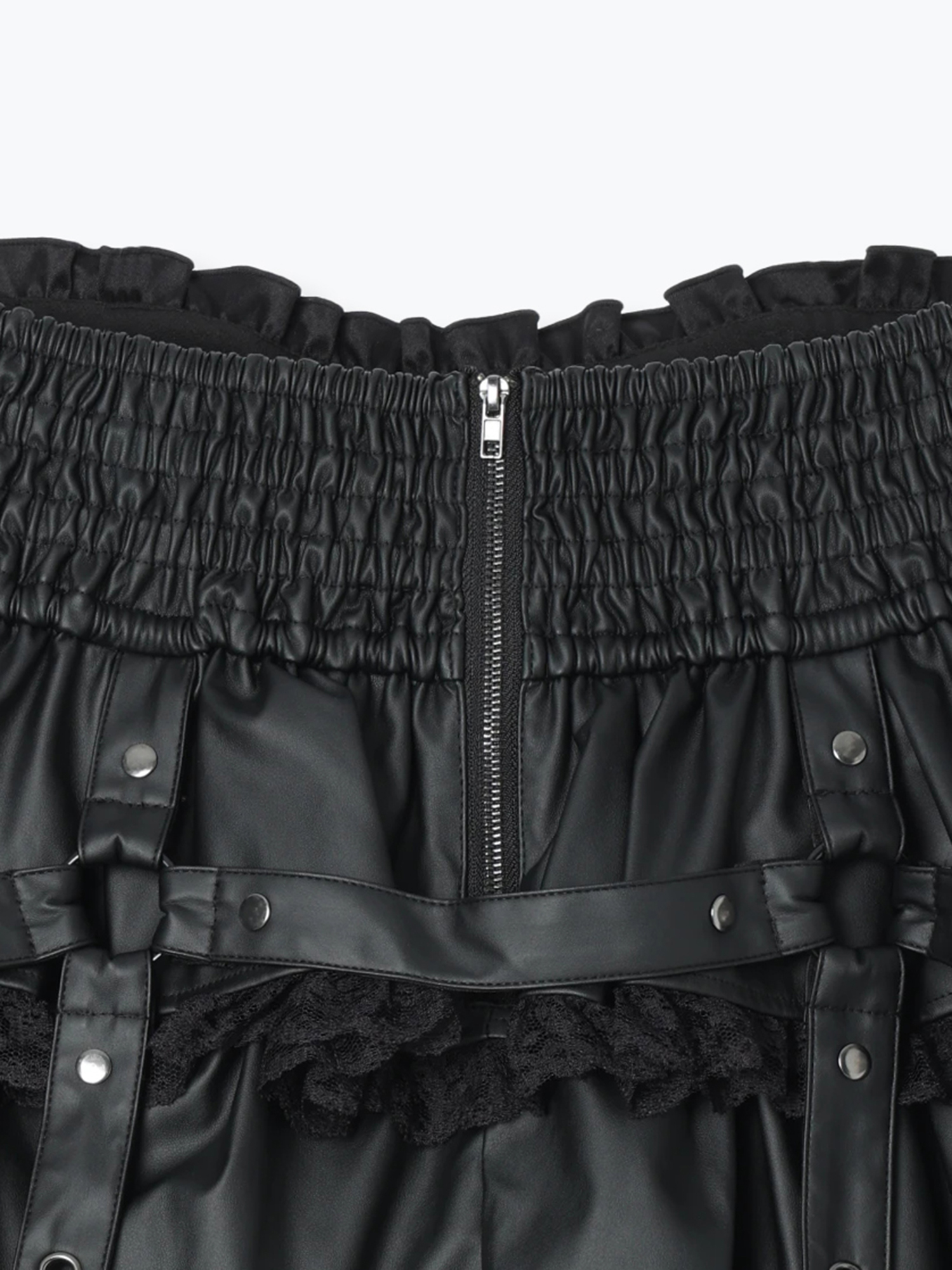 VTG! 激レア初期NU/KE 拘束黒ビスチェ ベルト　ミニスカート　ユリウス ブラウス×スカートLimited SET UP – BUNNY APARTMENT