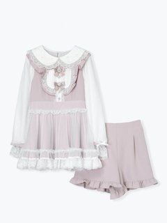 NOEMIE(ノエミー) |メニーリボンデコルテドレッシーセットアップ