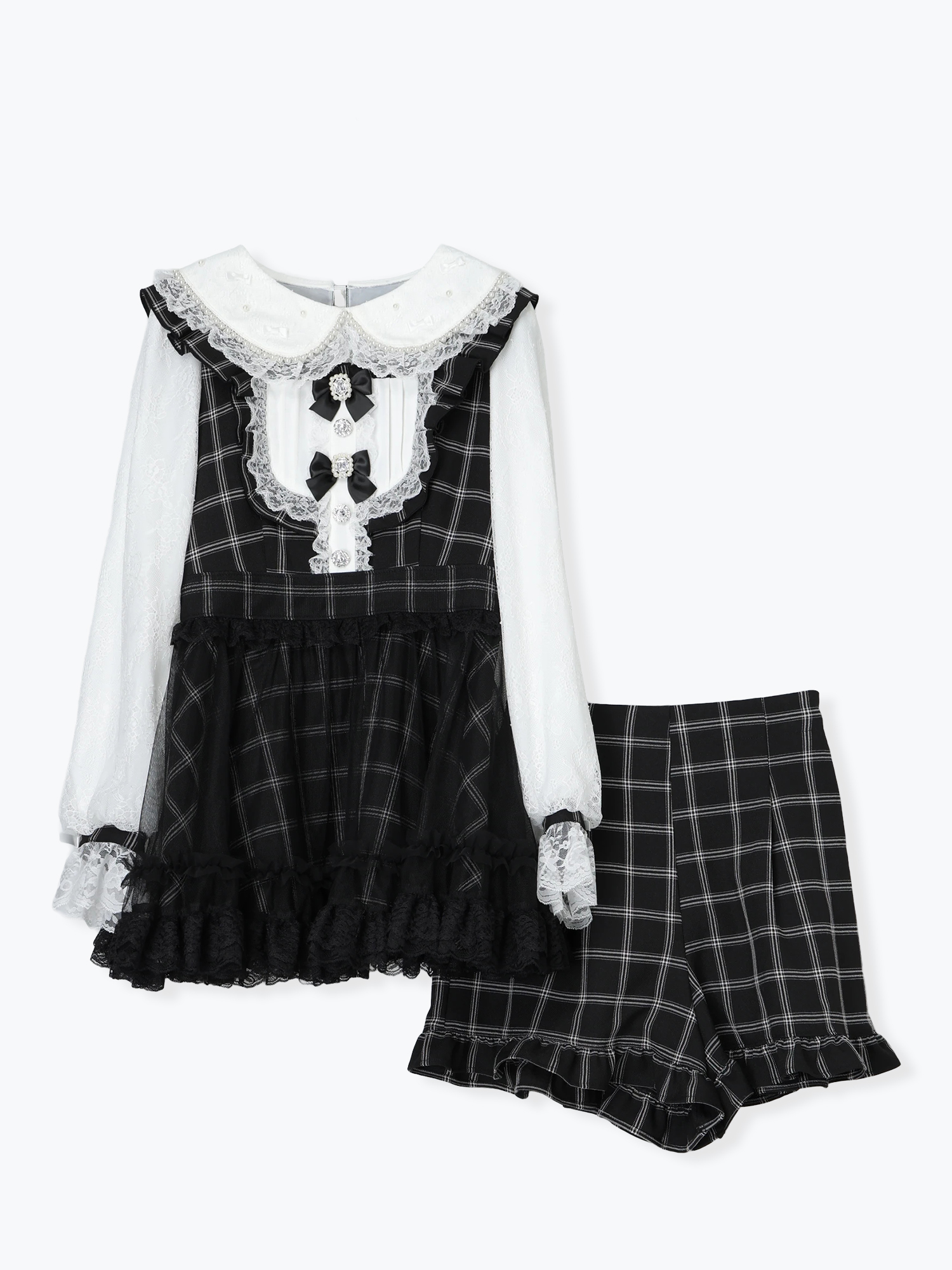 noemie メニーリボンデコルテドレッシーセットアップ メニーリボンデコルテドレッシーセットアップ（セットアップ｜ピンク