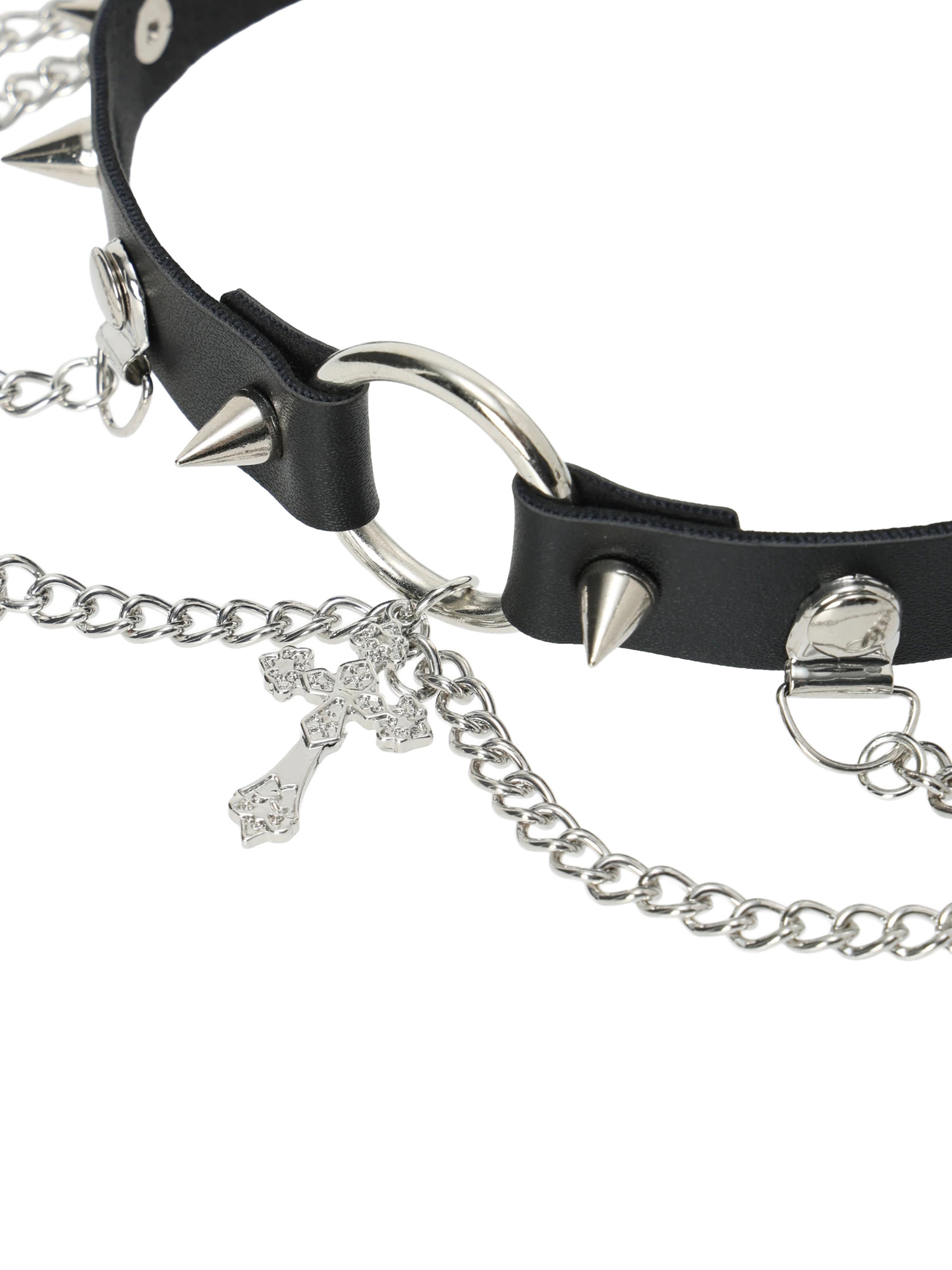 Guy Laroche 　ミンクチョーカー 貴方は私のもの：黒リボンのレースアップチョーカー SV144 | Sugar