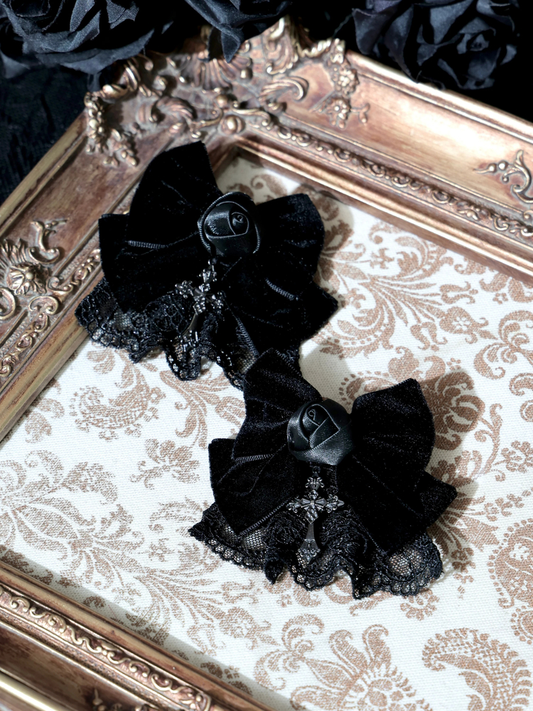 NOEMIE(ノエミー) |ベロアツインテールヘアクリップ