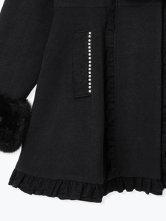 NOEMIE(ノエミー) |ゴシックフリルレースアップケープコート