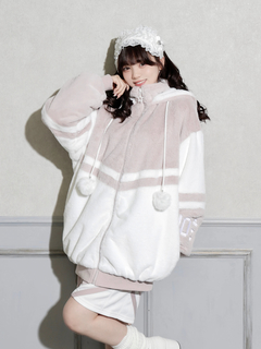 NOEMIE(ノエミー) |ねこ耳お星さまぽんぽんユニセックスファーブルゾン