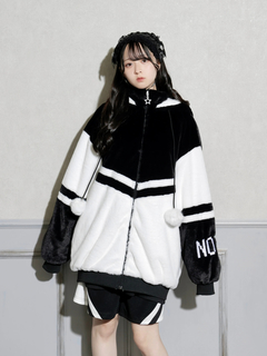 NOEMIE(ノエミー) |ねこ耳お星さまぽんぽんユニセックスファーブルゾン