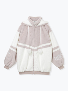 NOEMIE(ノエミー) |ねこ耳お星さまぽんぽんユニセックスファーブルゾン