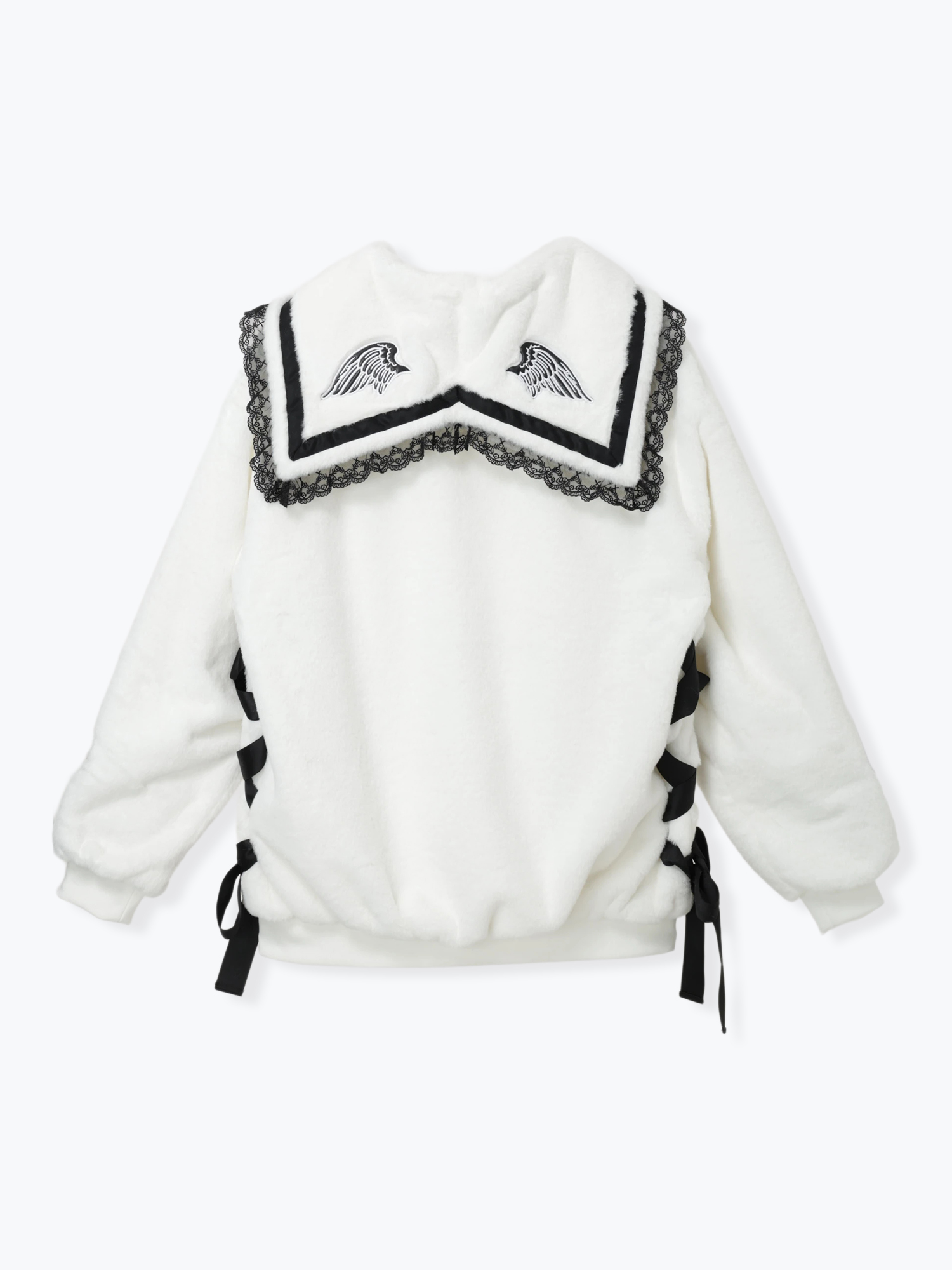 ゴシックスピンドルファーブルゾン（ブルゾン｜オフホワイト・黒