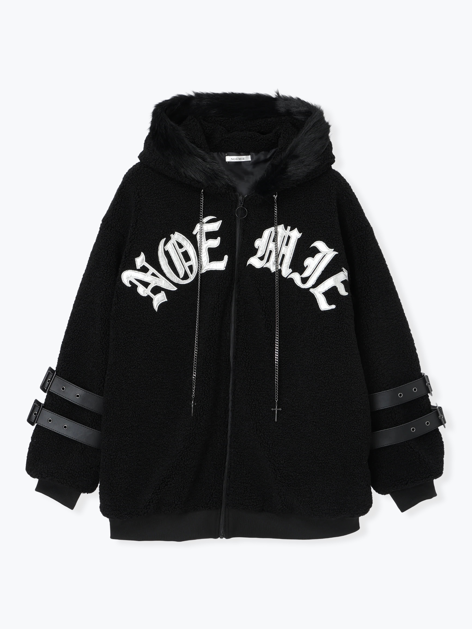 ダブルバックルねこ耳ユニセックスボアブルゾン（ブルゾン｜オフ