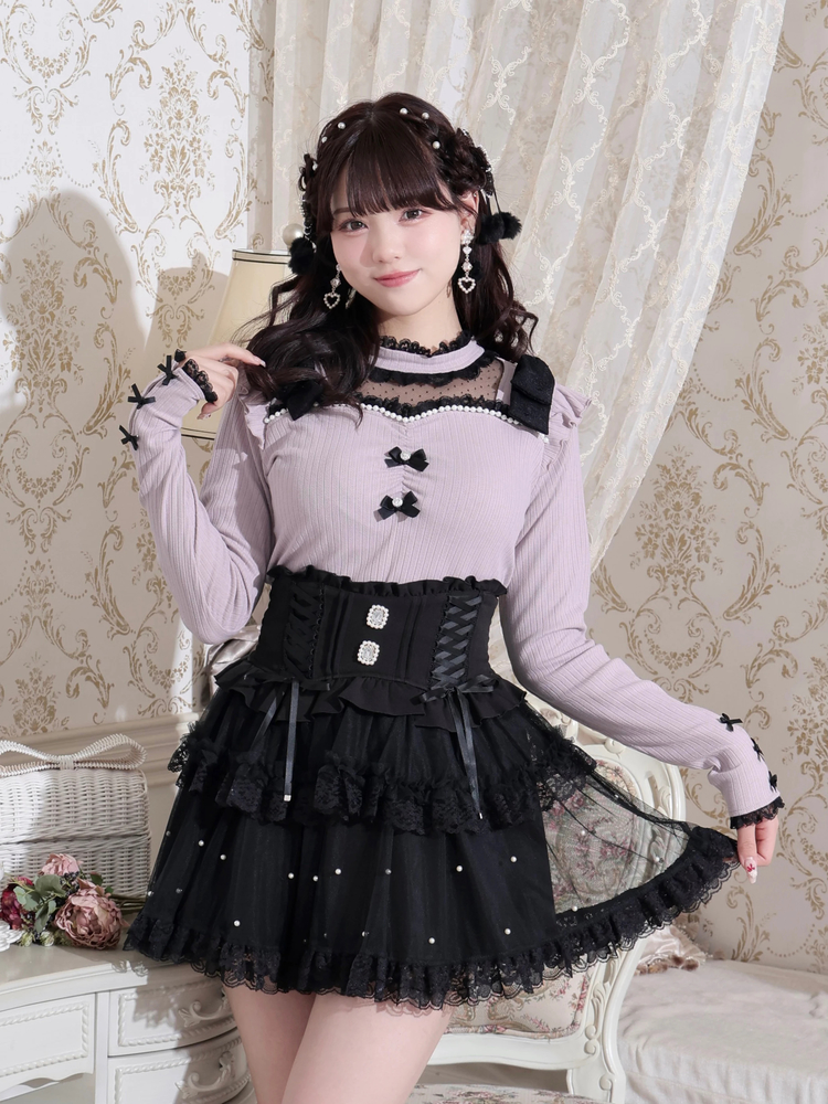 さきまるちゃんコラボ♡ヨークフレアコート（コート｜オフホワイト