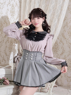 NOEMIE(ノエミー) |ダブルリボンフリルヨークブラウス