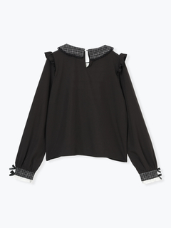 NOEMIE(ノエミー) |ダブルリボンフリルヨークブラウス